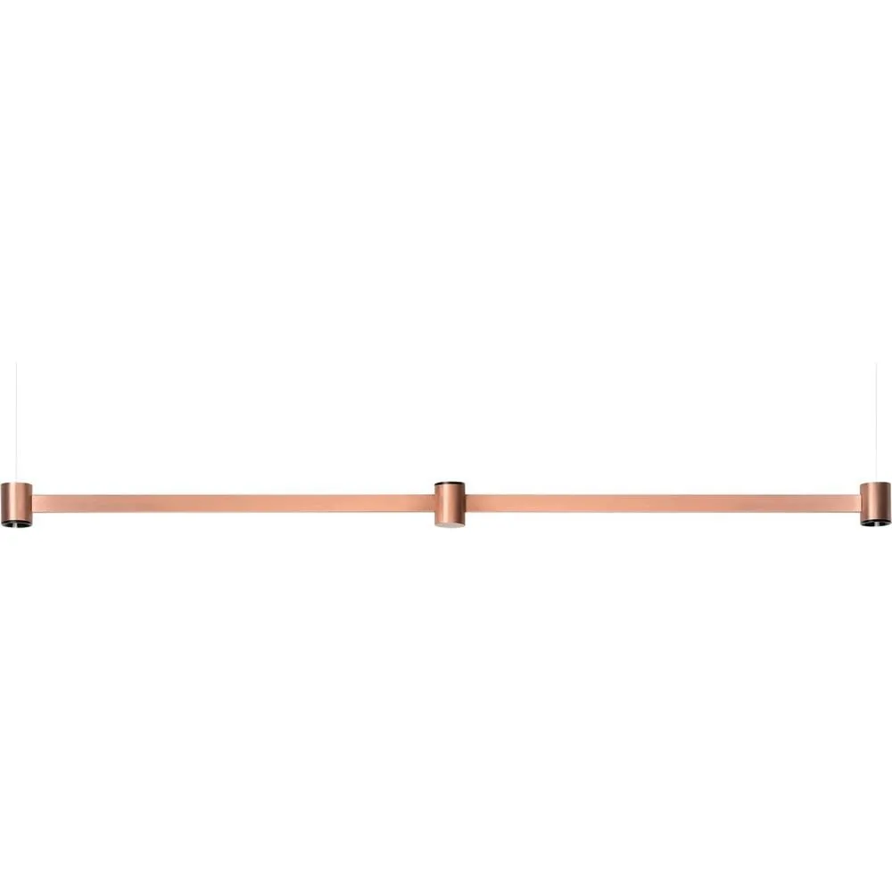 ARKOSLIGHT Suspension cuivre brossé ART BASE DIRECT INDIRECT