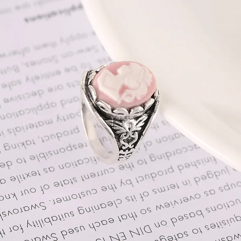 Bague vintage camé • Vintage Univers