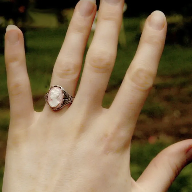 Bague vintage camé • Vintage Univers