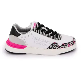 Baskets Baxter Leopard Fuschia Enfant PEPE JEANS à prix dégriffé ! | 