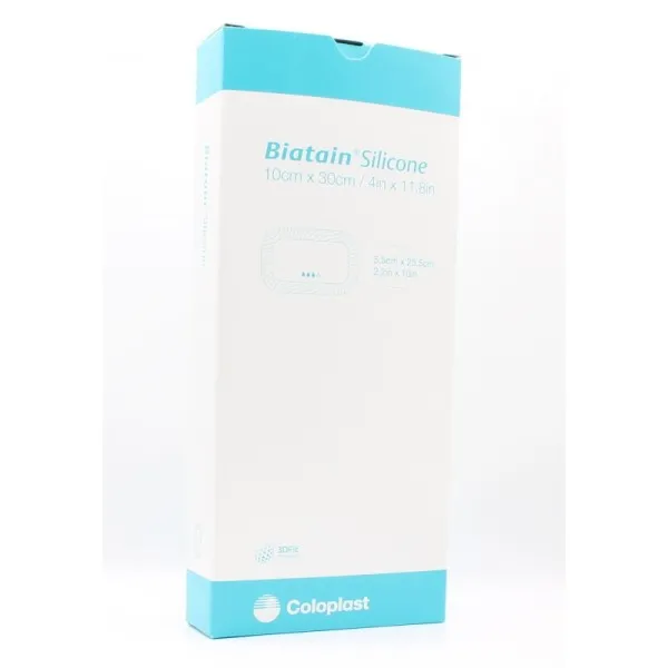 Biatain Adhésif Silicone 10 x 30 cm COLOPLAST - ATPM Services