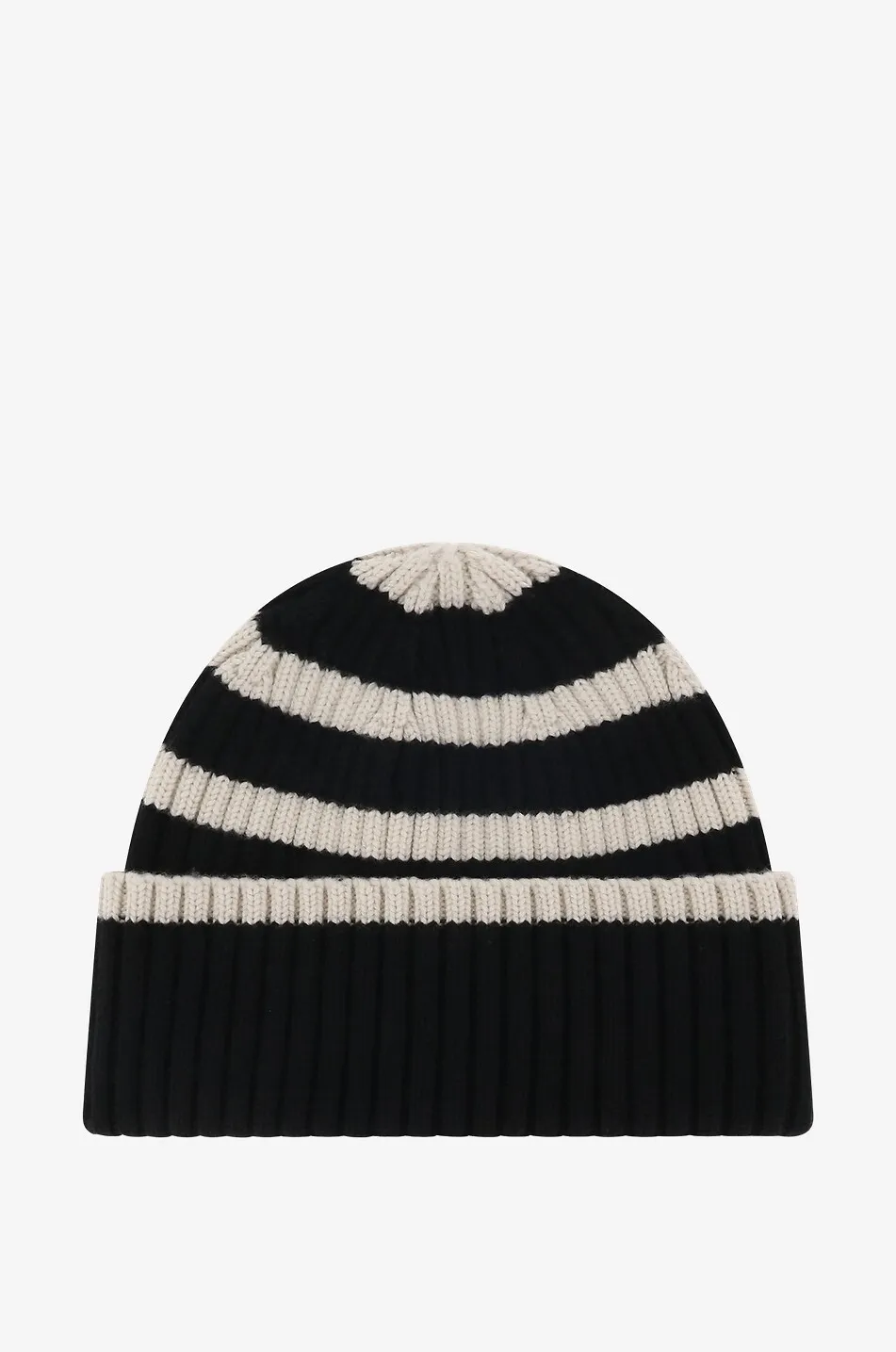 Bonnet rayé côtelé en laine RWS Signature Stripe