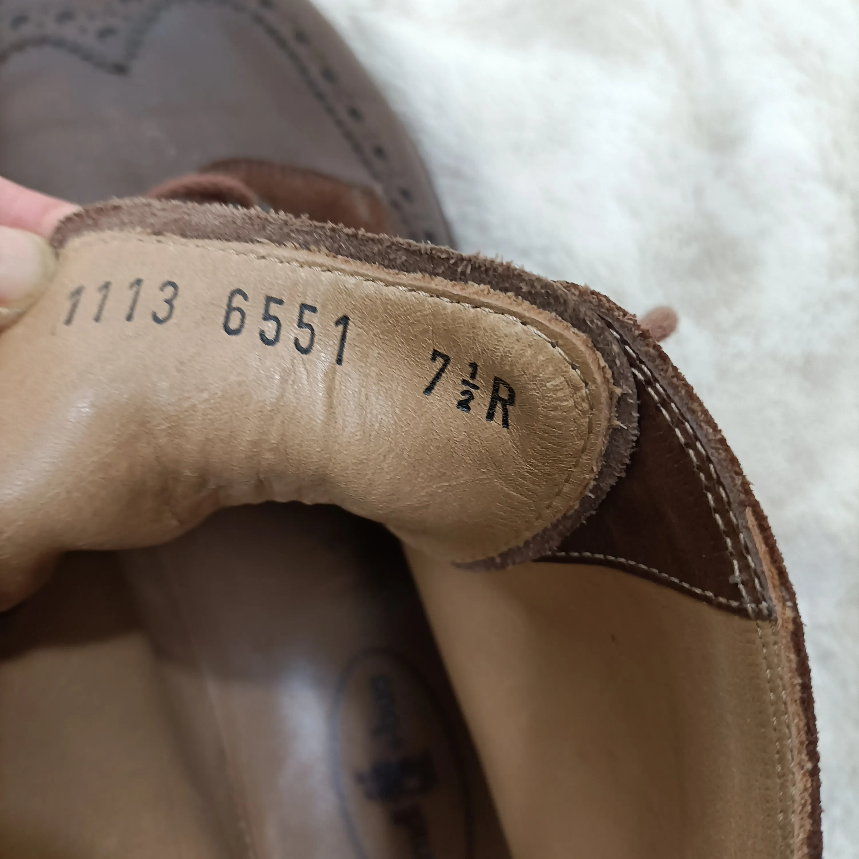 Boots à lacets en cuir et nubuck marron - Dirndl + Bua - Pointure 43 estimé