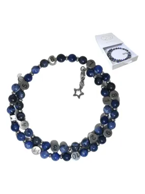 Bracelet d'allaitement - Sodalite - Bleu foncé