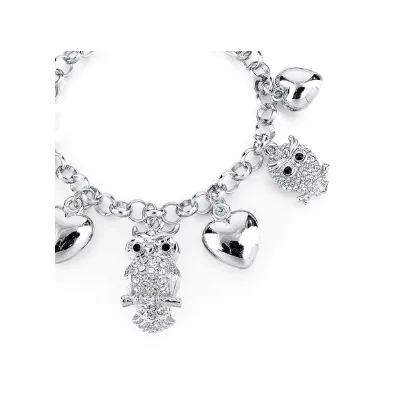 Bracelet femme Chaine Owl Charm