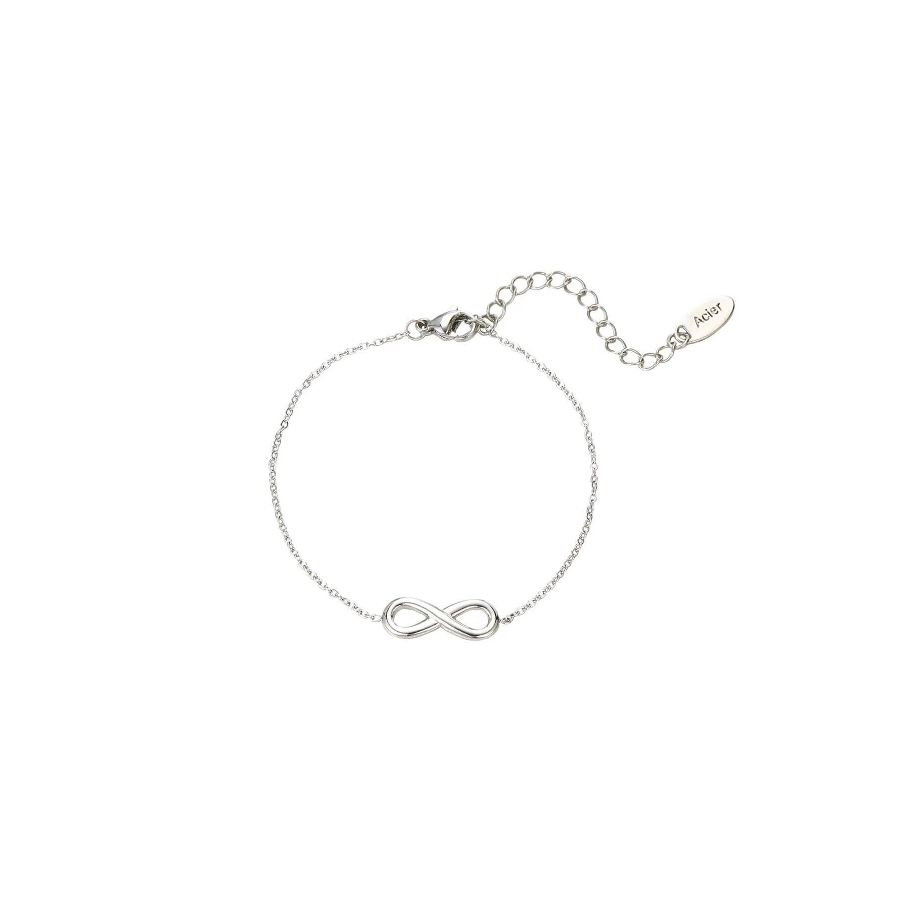 Bracelet Infini Eve acier