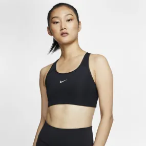 Brassière de sport rembourrée Femme Nike Swoosh - Noir/Blanc