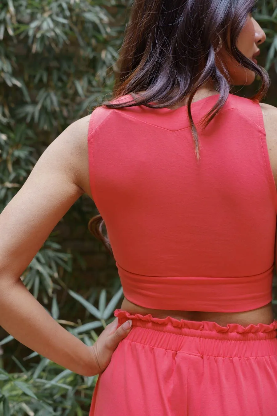 Brassière femme corail Mani | Lingerie éthique  MANI POPPY.