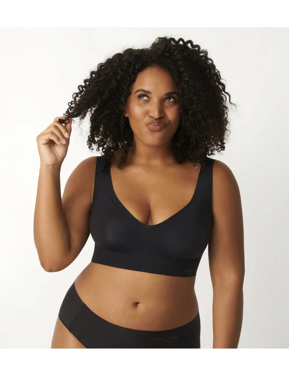Brassière Zéro feel top Sloggi NOIR