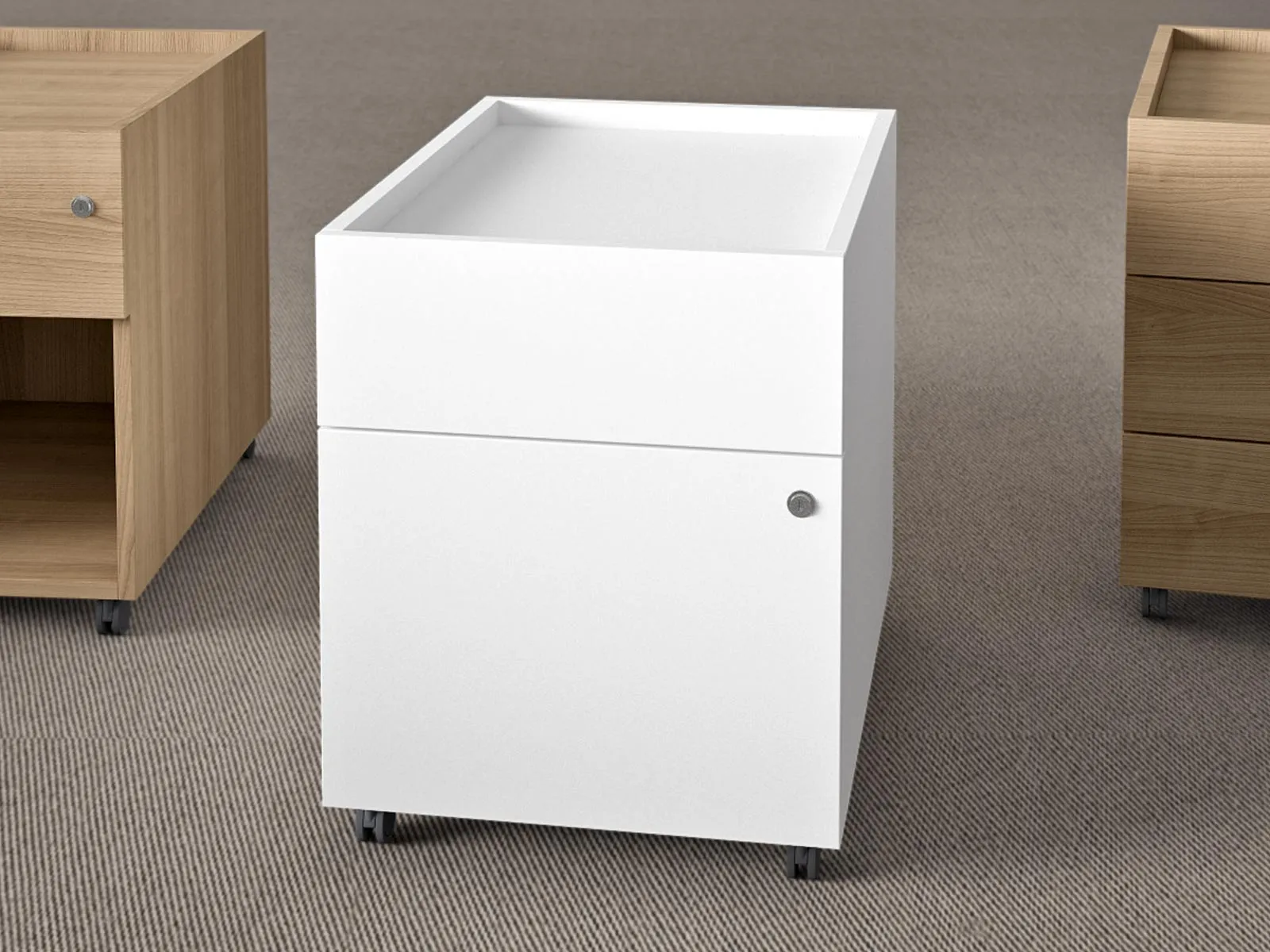 Caisson mobile 2 tiroirs Cedar - Della Rovere
