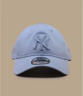 Casquette baseball NY bleu pastel - Casquette  League Ess 9Twenty  New York Yankees New Era : Headict