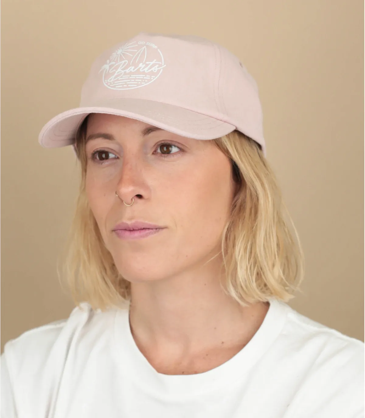 Casquette baseball rose femme eco-responsable - Casquette Kaukura pink Barts : Headict