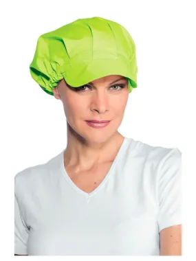 Casquette de cuisine femme vert pomme