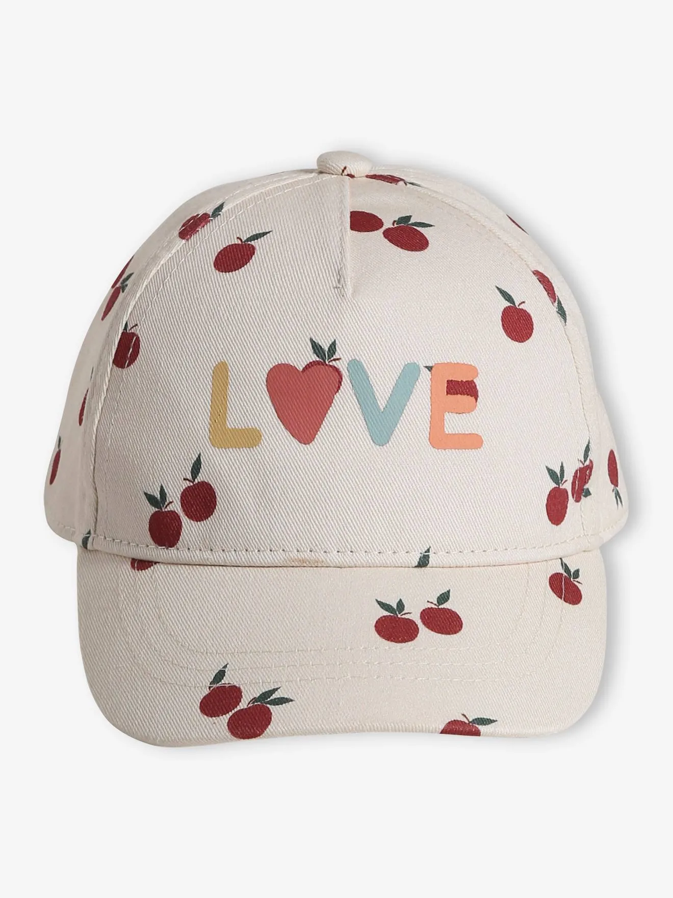 Casquette pommes bébé fille écru - Vertbaudet