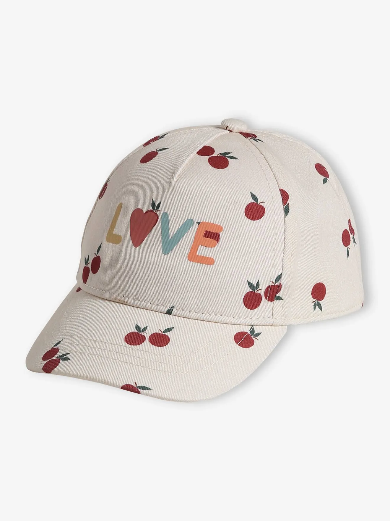 Casquette pommes bébé fille écru - Vertbaudet