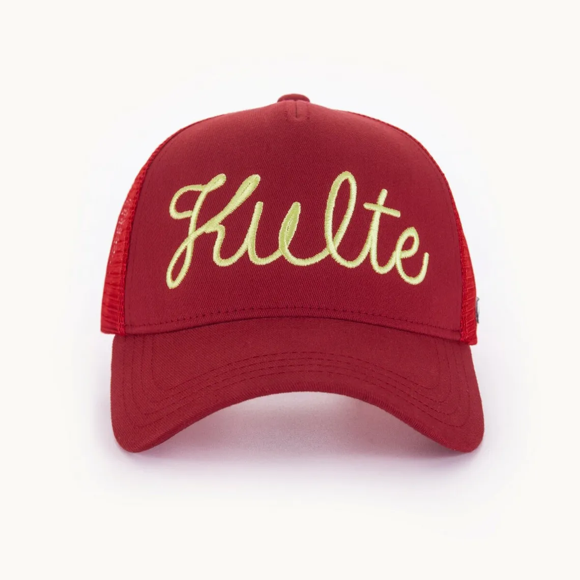 Casquette SCRIPT - Rouge  | 3 Suisses