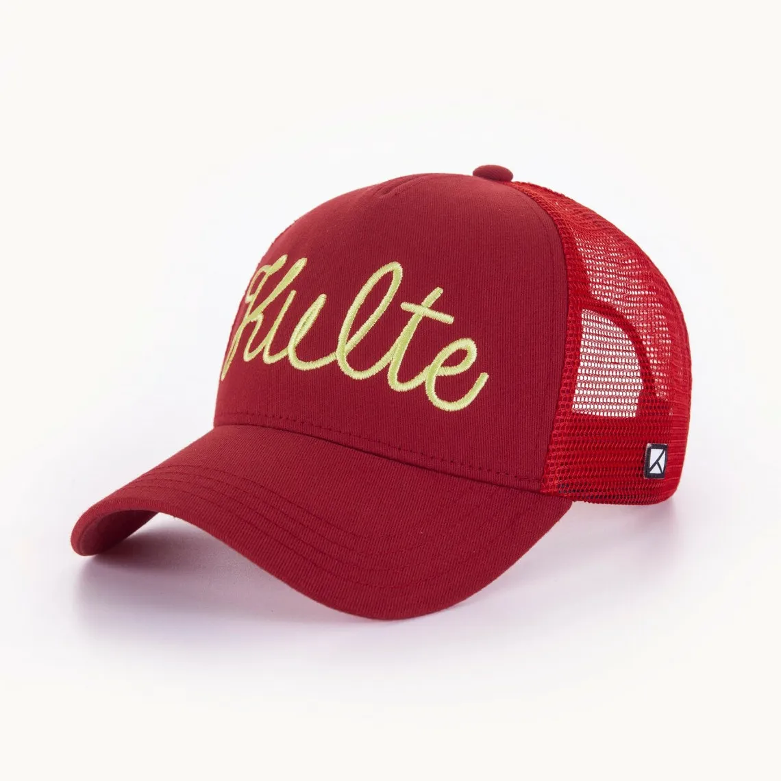 Casquette SCRIPT - Rouge  | 3 Suisses