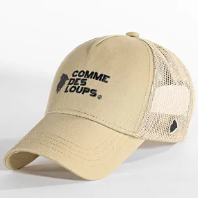 Casquette Trucker Classic Beige Comme Des Loups