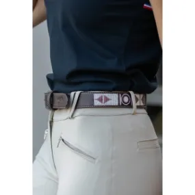 Ceinture Pearl - Havane & rose