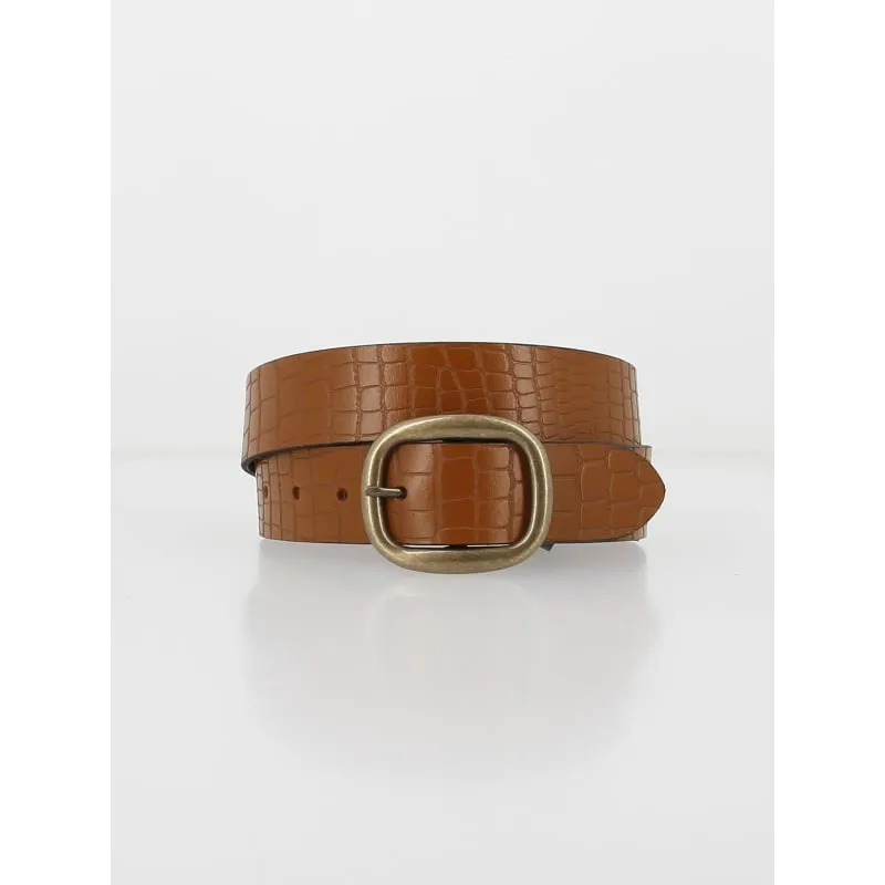 Ceinture tressée brunell doré femme - Le Temps Des Cerises | wimod