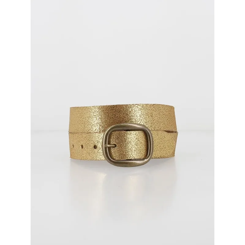 Ceinture tressée brunell doré femme - Le Temps Des Cerises | wimod