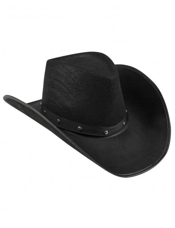 Chapeau cowboy noir adulte : Deguise-toi, achat de Accessoires