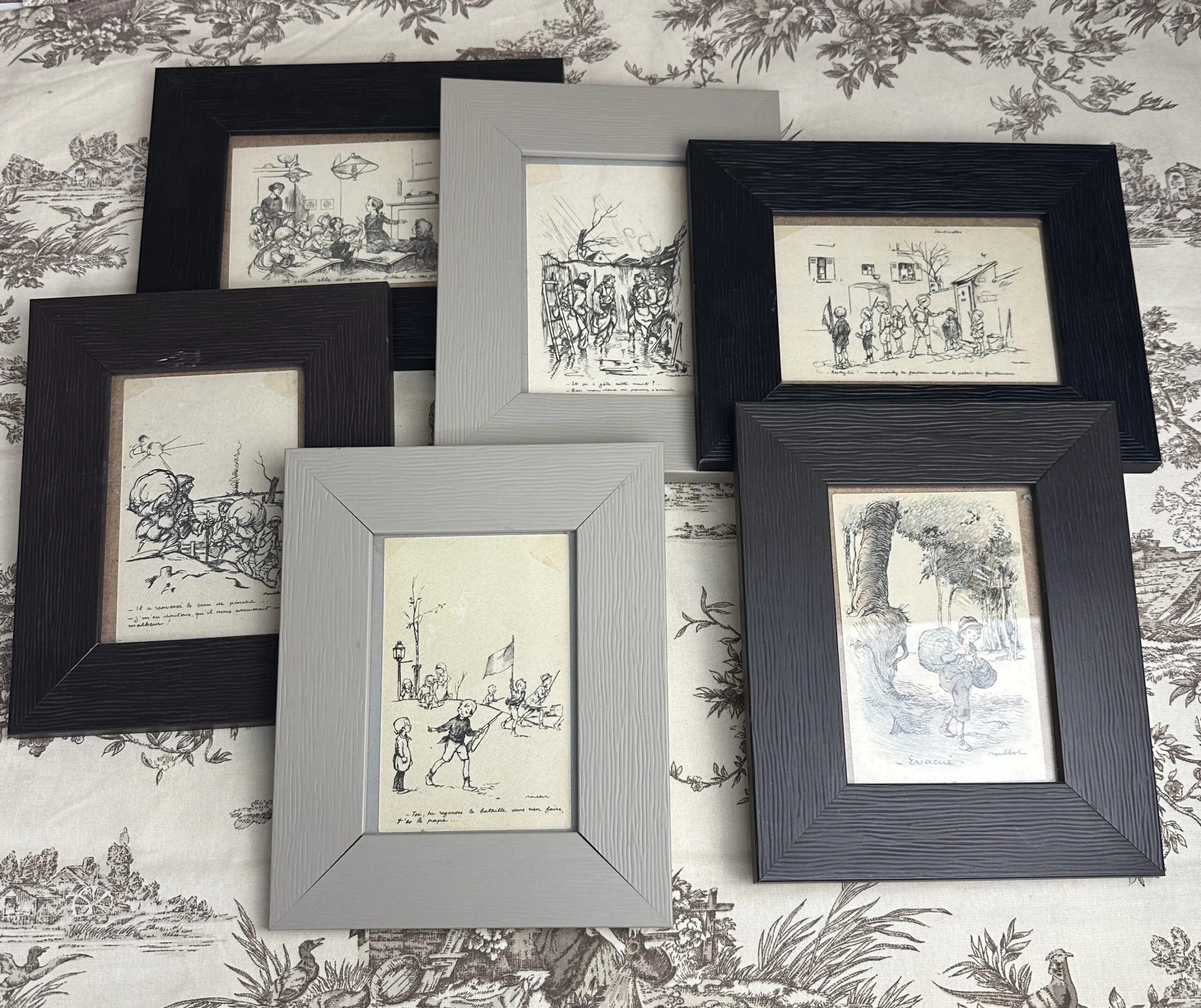 Collection 20 cartes postales de guerre Francisque Poulbot - Ressourcerie Histoires Sans Fin