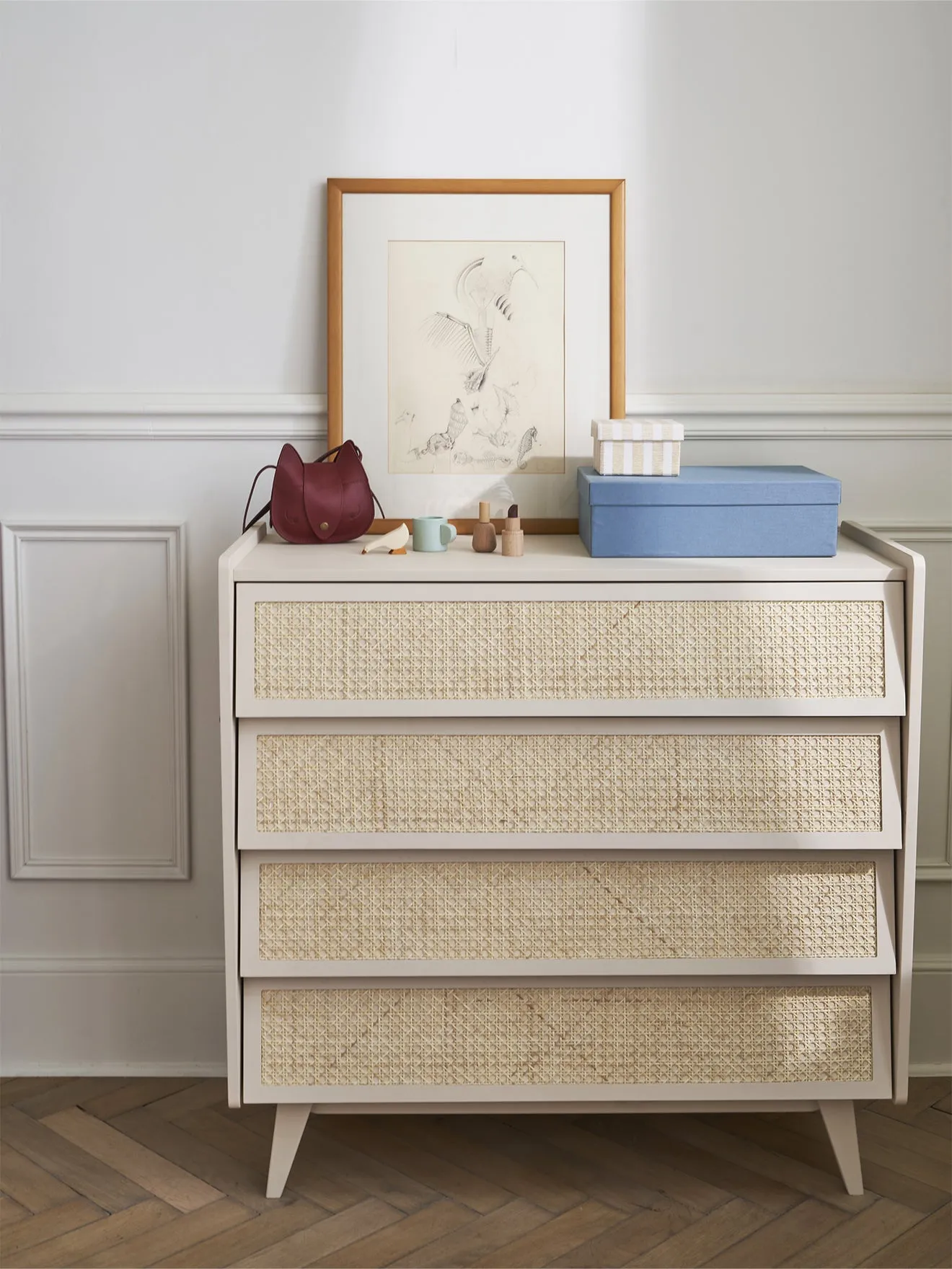 Commode cannage BILBOQUET DÉCO