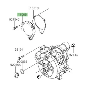 Couvercle carter d'alternateur Kawasaki Z125 (2019-2024) | Moto Shop 35
