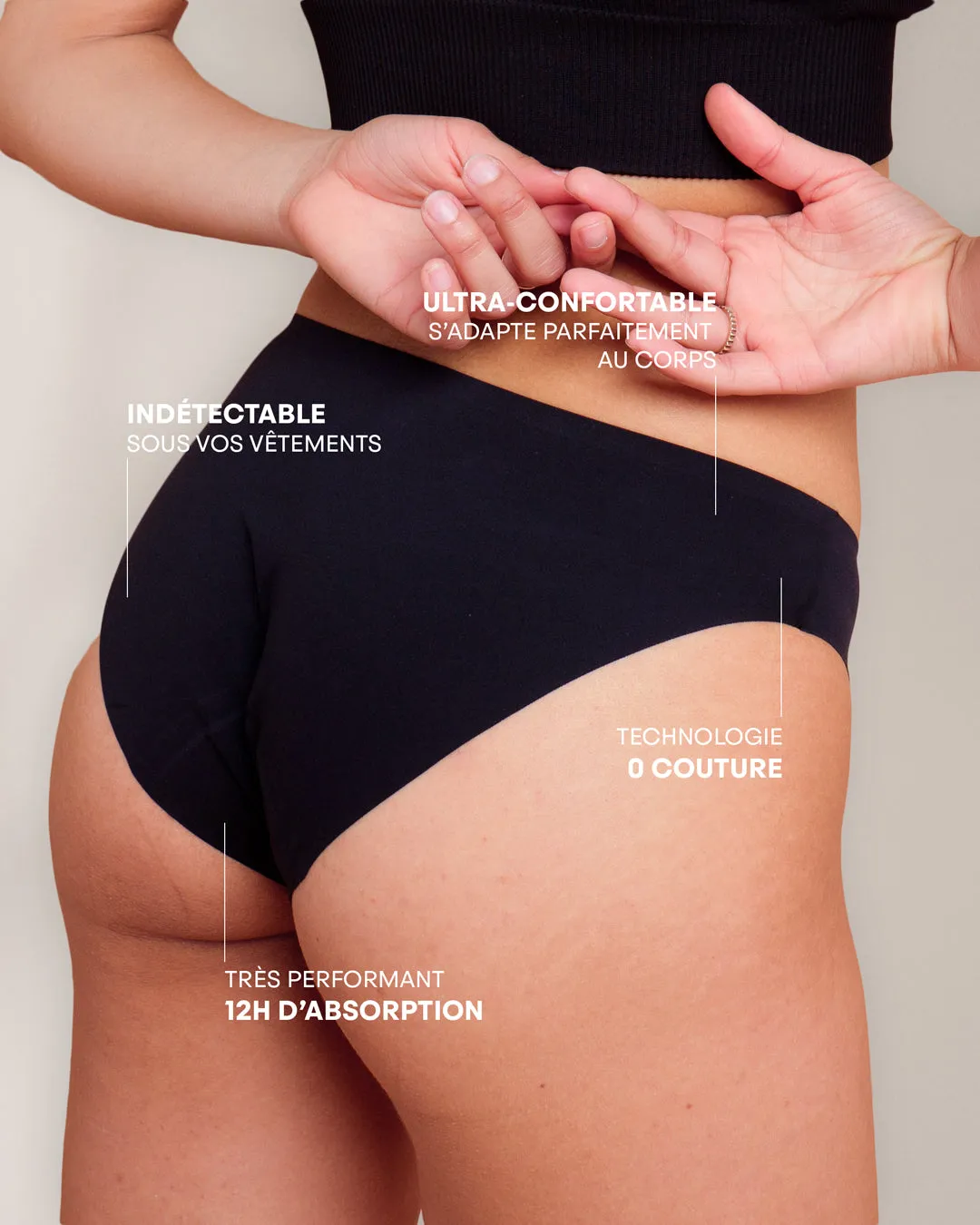 Culotte Menstruelle Parfaite - Flux Moyen