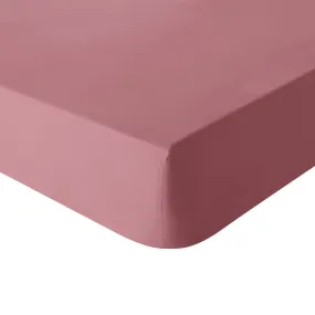 Drap-housse 180x200  en coton, Toux Doux, Rose indien | 3 Suisses