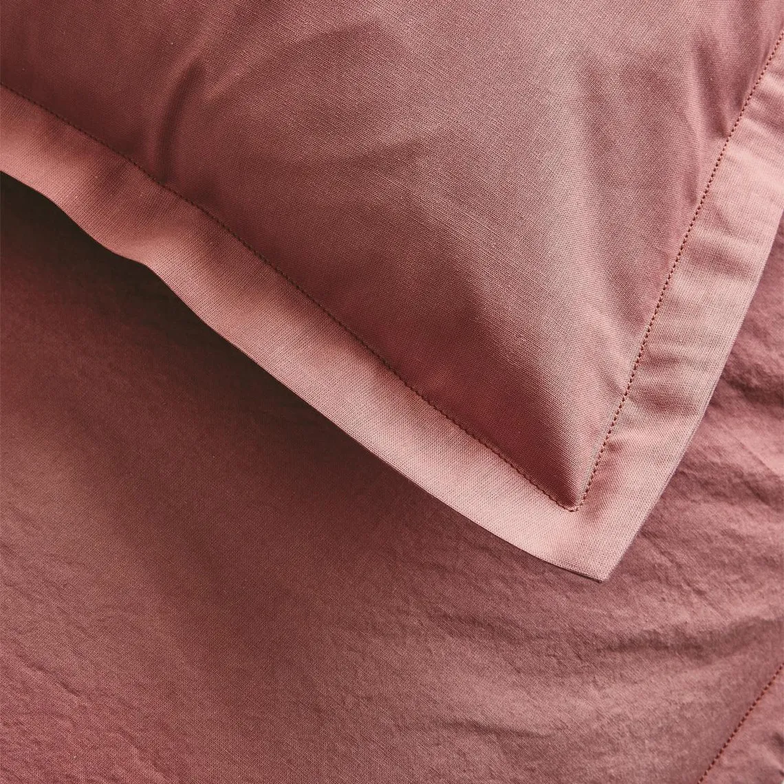 Drap-housse 180x200  en coton, Toux Doux, Rose indien | 3 Suisses