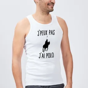 Débardeur Homme J'peux pas j'ai polo