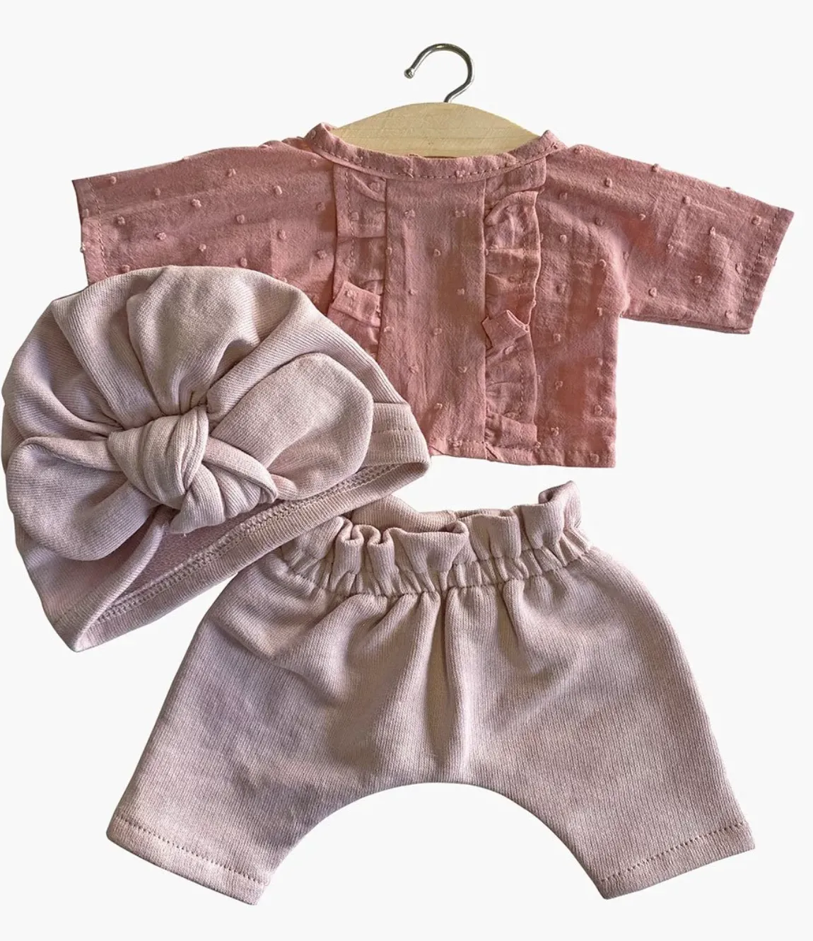 Ensemble Lili Plumetis et Molleton poupée Minikane