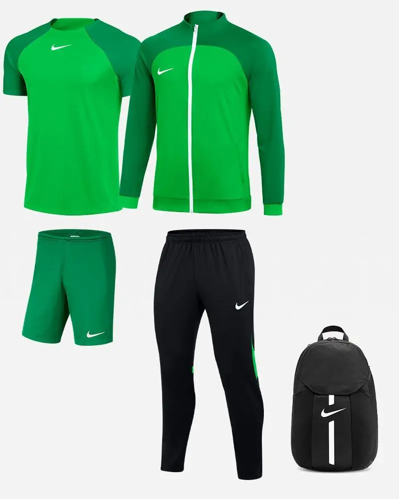 Ensemble Nike Academy Pro pour Homme. Survêtement + Maillot + Short + Sac (5 pièces)