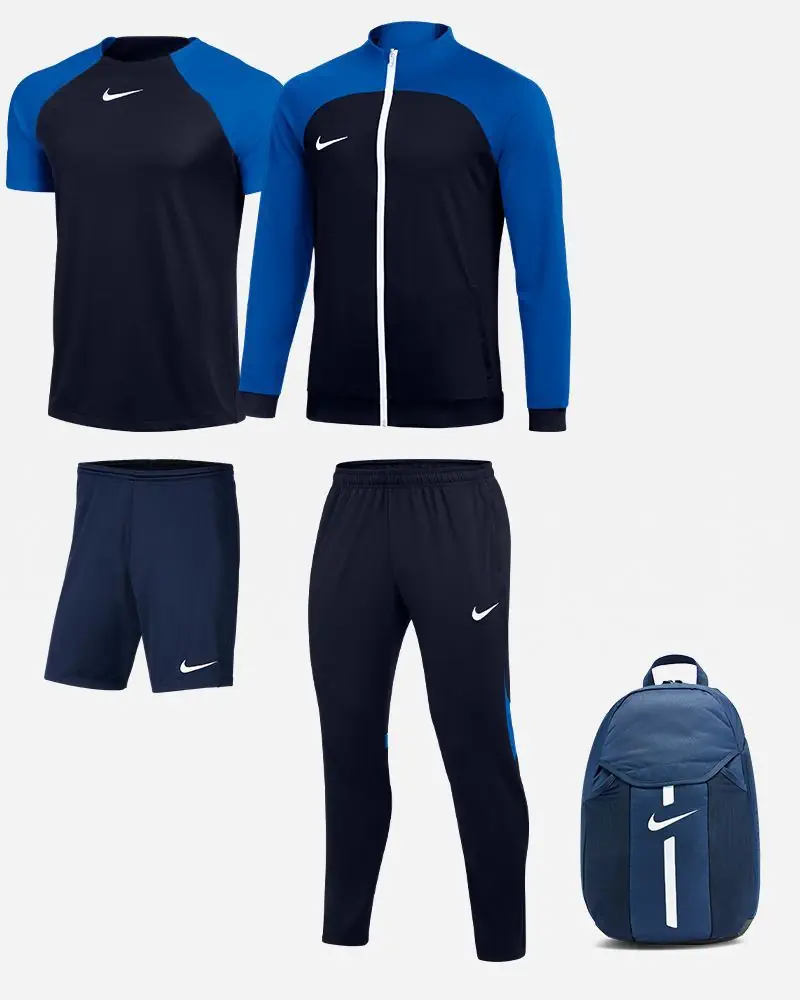 Ensemble Nike Academy Pro pour Homme. Survêtement + Maillot + Short + Sac (5 pièces)