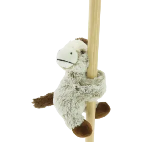 Equi-kids - Peluche bracelets cheval beige chiné 15 cm