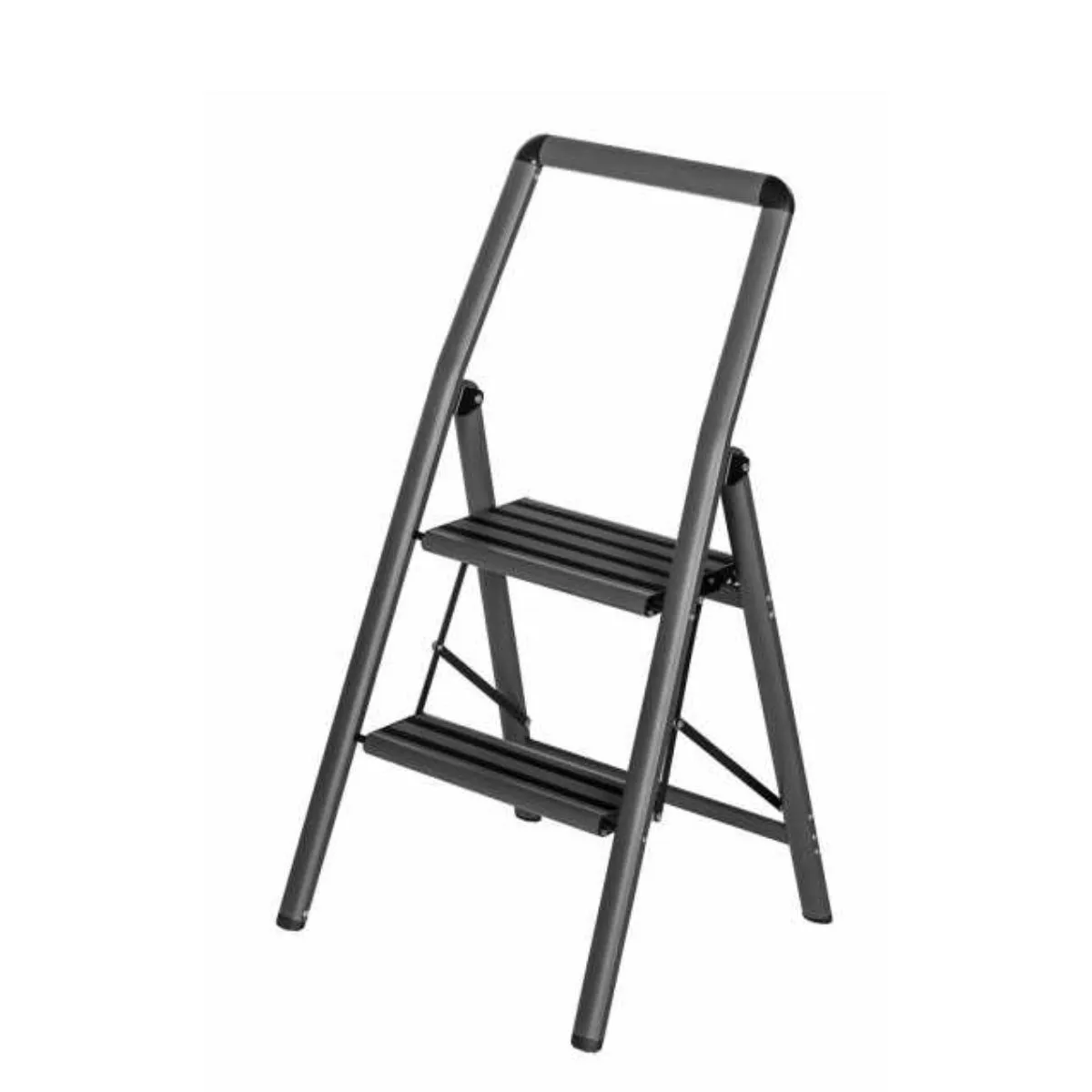 Escabeau 2 marches en aluminium - Robuste