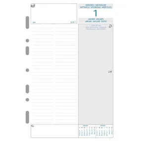 Exacompta Exatime 21 - Recharge pour organiseur - 1 jour par page - 14,2 x 21 cm