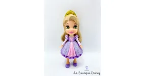 Figurine Mini Poupée Princesse Raiponce Disney Jakks Pacific robe violette 8 cm