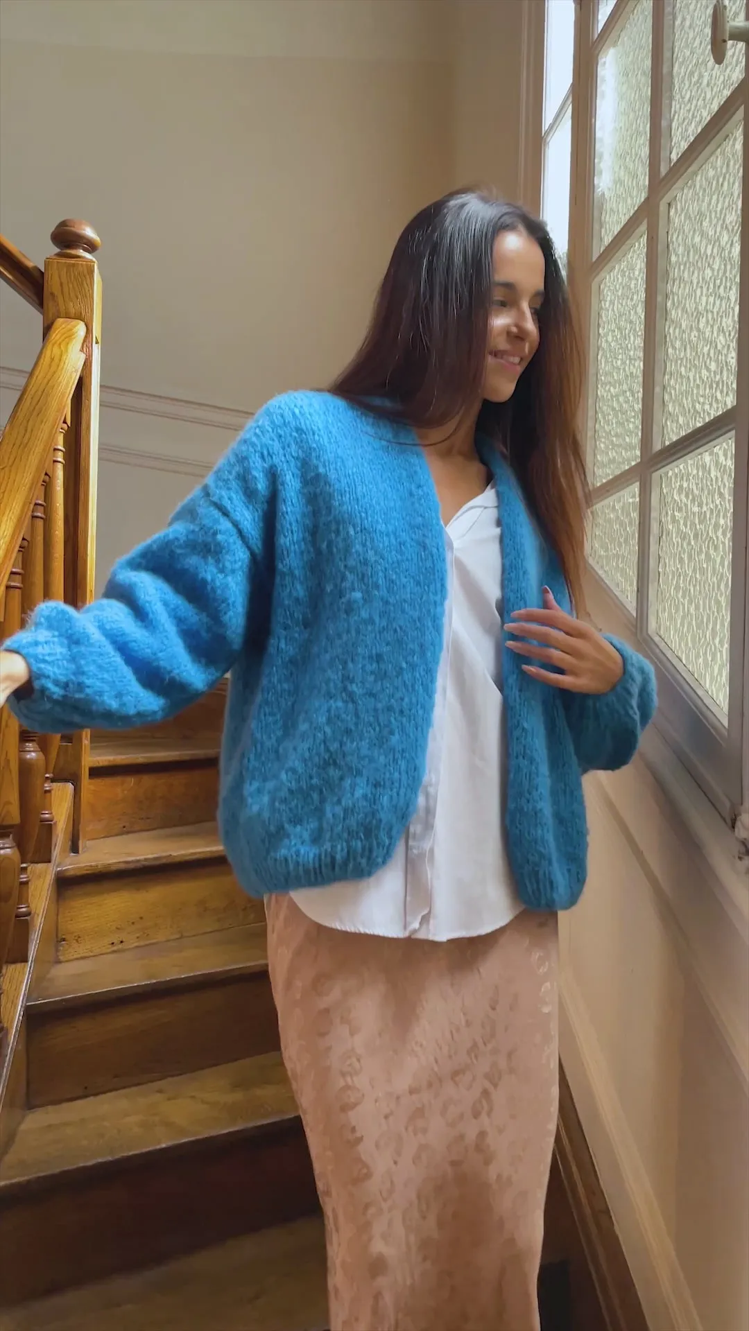 Gilet Anetta - bleu