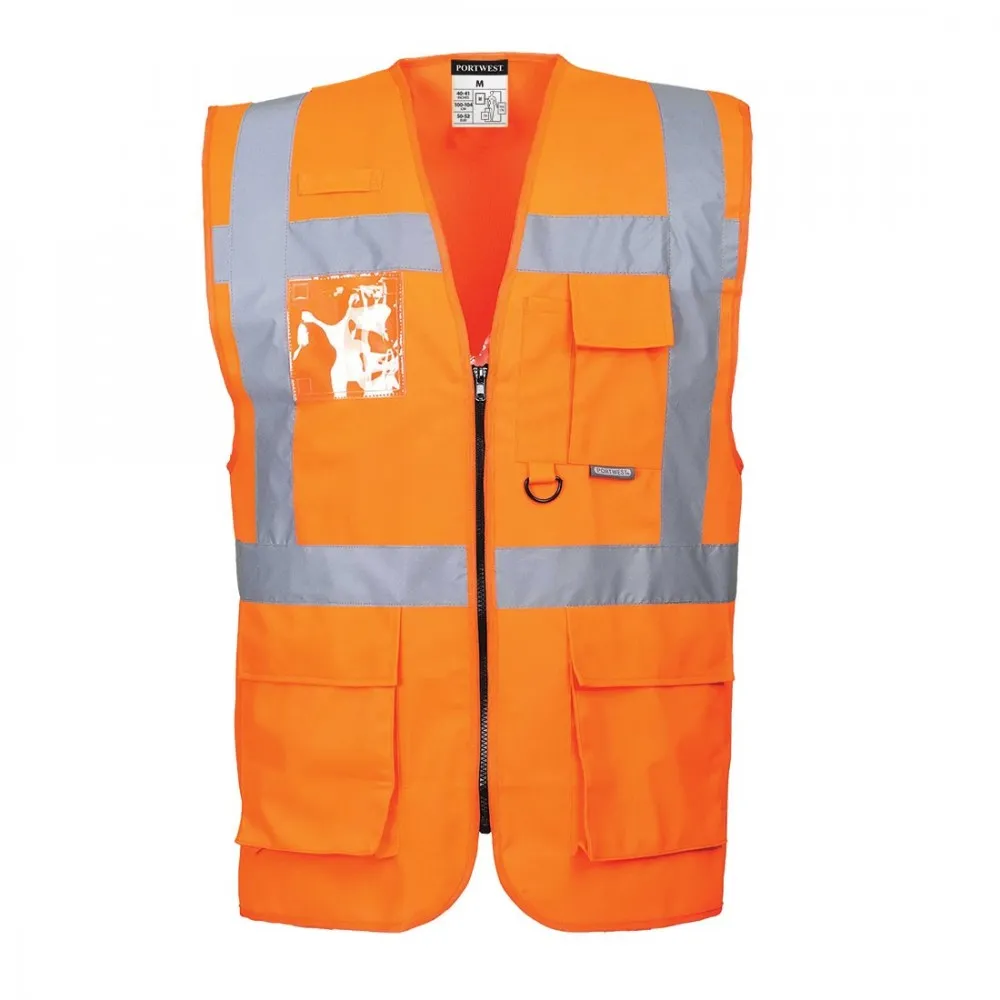 Gilet haute visibilité multipoche S476 port west