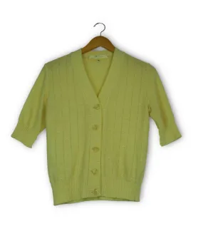 Gilet manches courtes jaune pâle