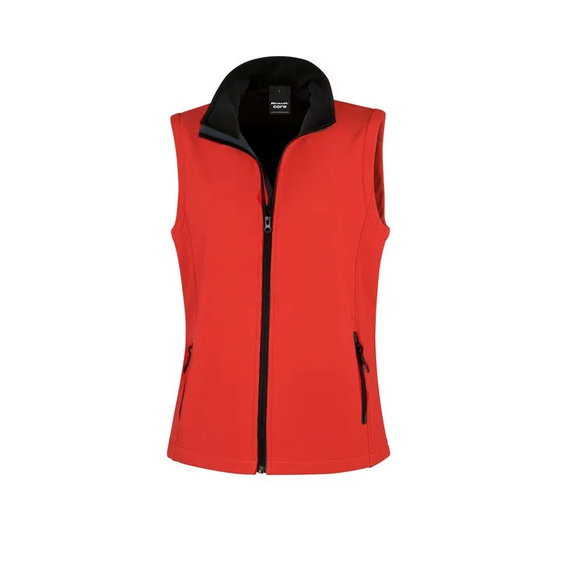 Gilet sans manche contrasté softshell 2 couches intérieur micropolaire 280 grs-m2 Printable femme Result