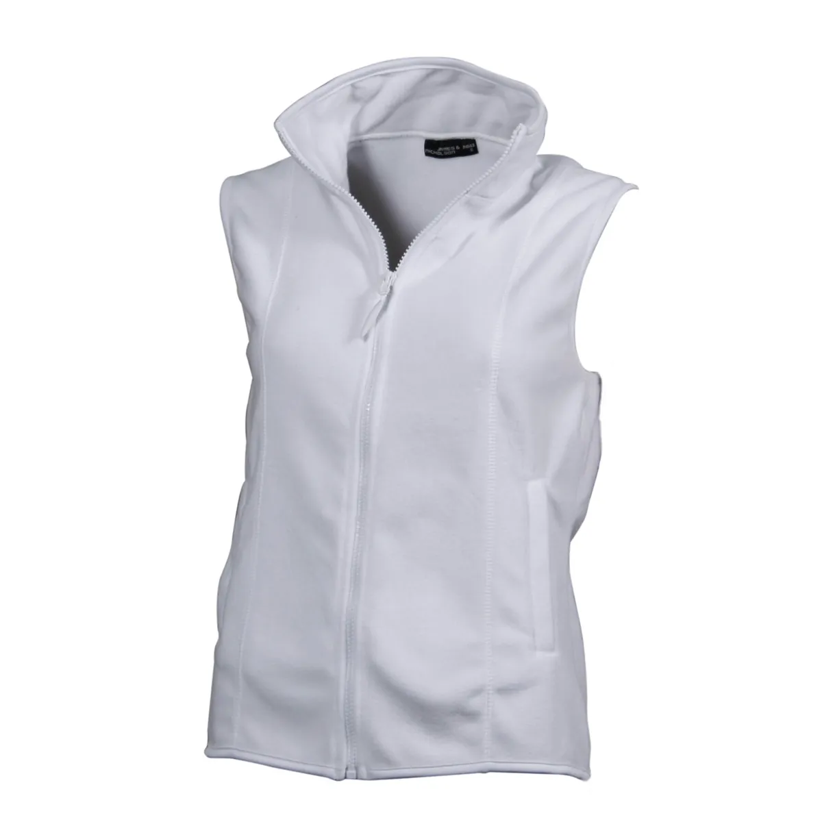 Gilet sans manches bodywarmer polaire femme - JN048 - blanc 