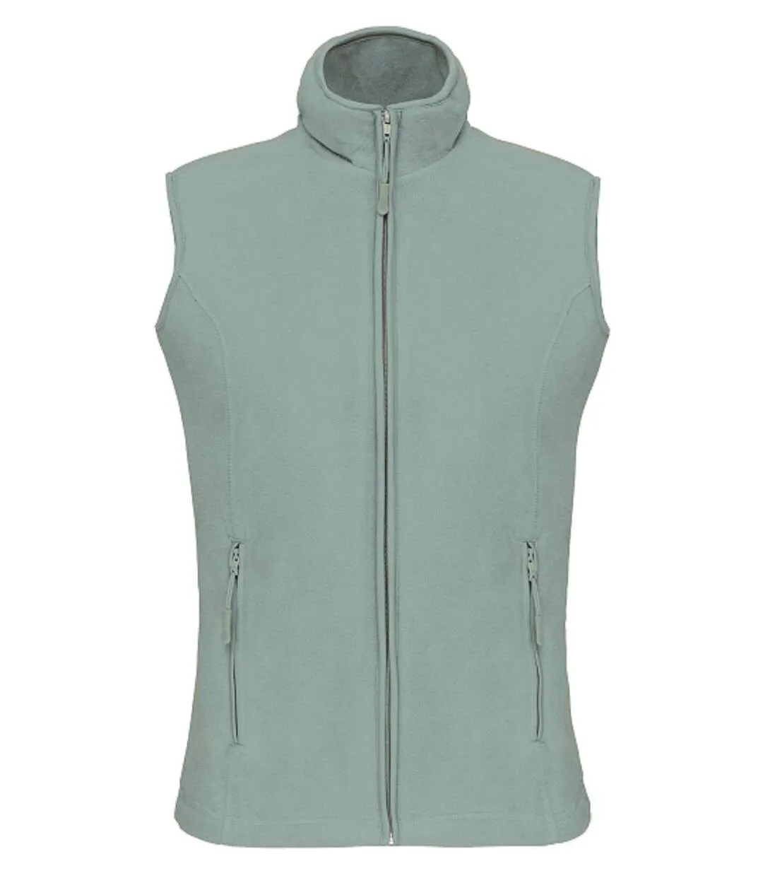 Gilet sans manches micro polaire femme - K906 - vert amande sage