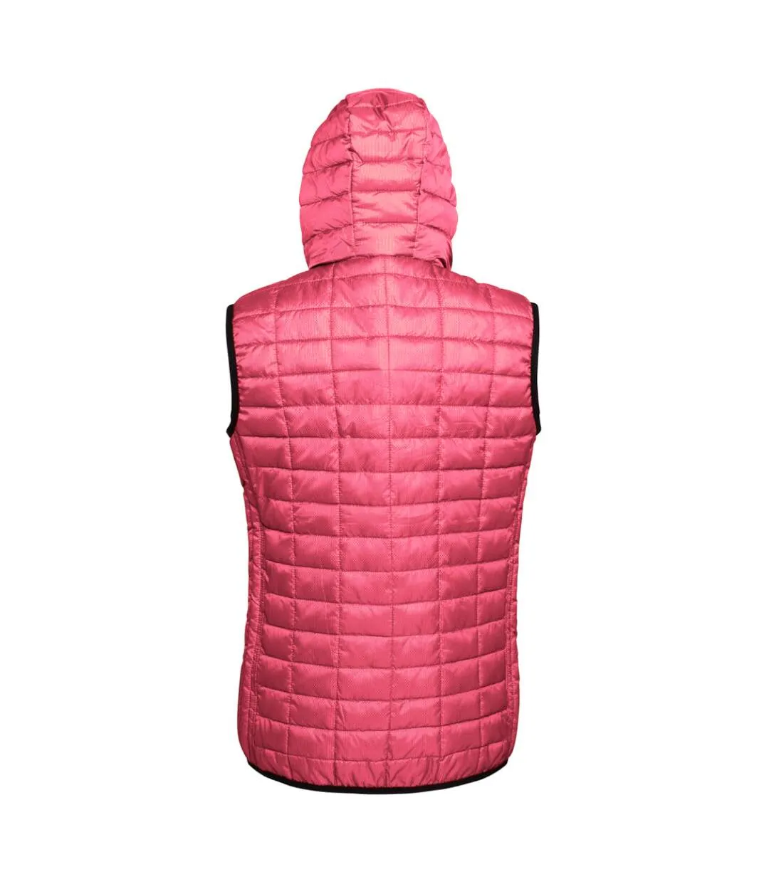 Honeycomb gilet sans manche zippée femme rouge 2786