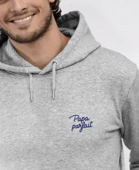 Hoodie homme Papa parfait (brodé)