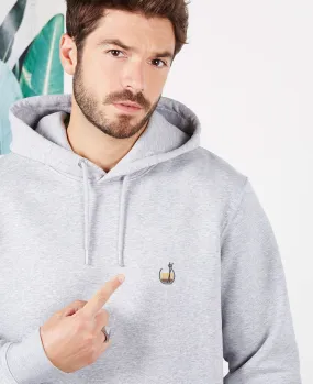 Hoodie homme White russian (brodé)