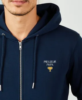 Hoodie zippé homme Coupe meilleur papa